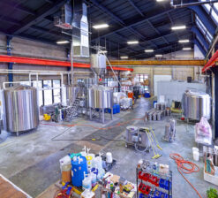 Bauhaus Brew Labs brewing equipment.