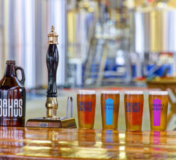 Bauhaus Brew Labs glasses of beer.